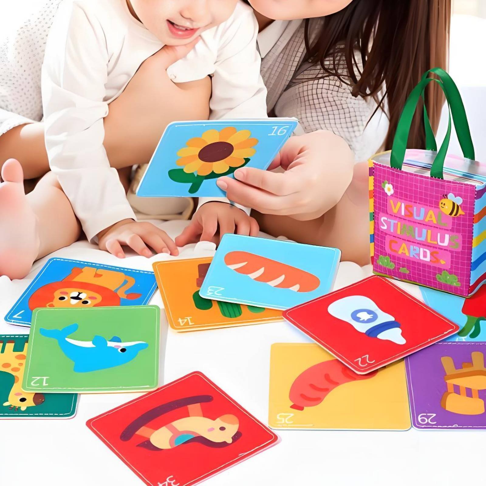 Educational Flash Card - Tarjetas de tela para educación temprana
