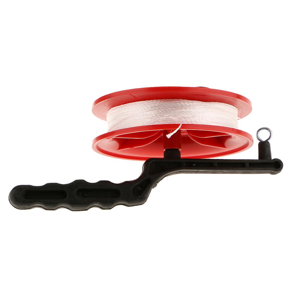 Kite Wind Outdoor - Juguete de cometa roja con manivela