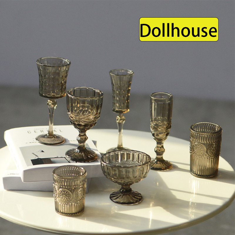 Dollhouse Furniture Set - 7 unids/set 1:6 taza de agua