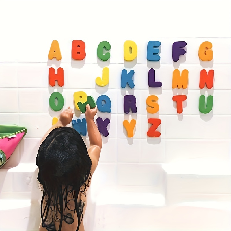 Bath Letter Number Foam - Juego de letras y números de