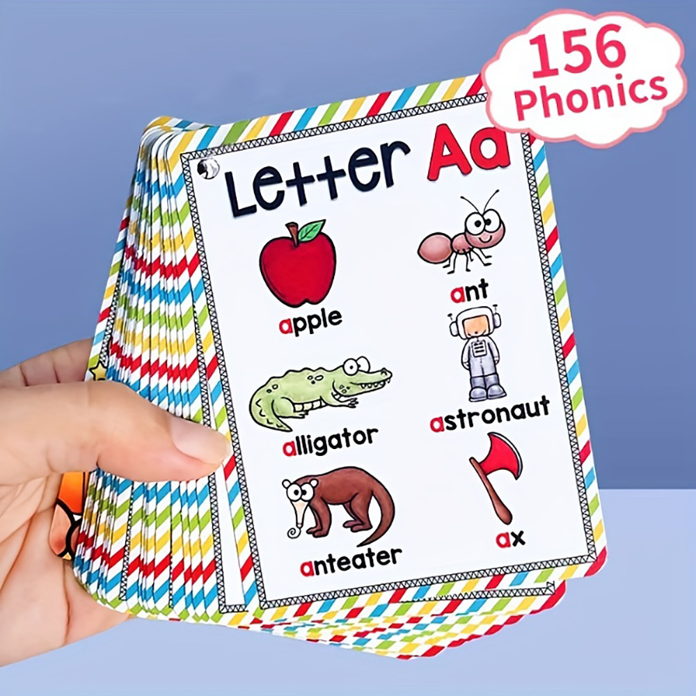 Educational Flash Card - Bview Art English 26 letras alfabeto