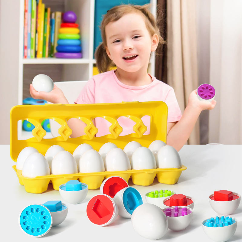 Kids Toys Videos - Tornillos de huevos rompecabezas 3D Montessori