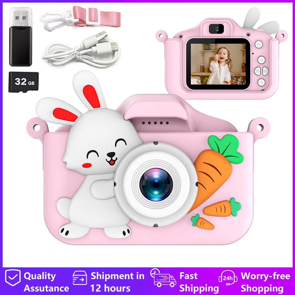 Kids Toys Top View - Cámara Digital para niños, cámara Dual