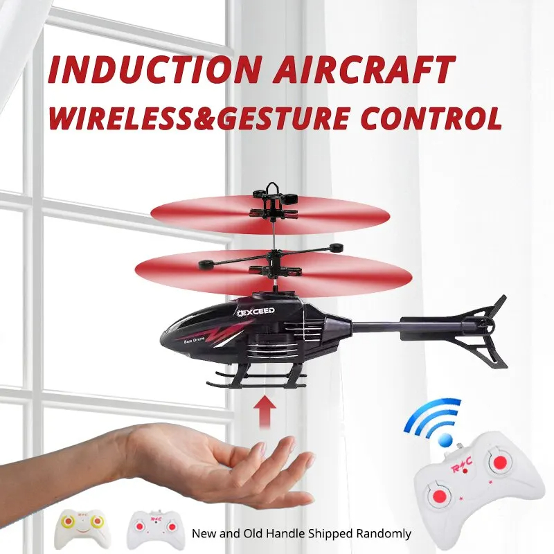 Kids Toys Helicopter - Helicóptero de suspensión con Control de