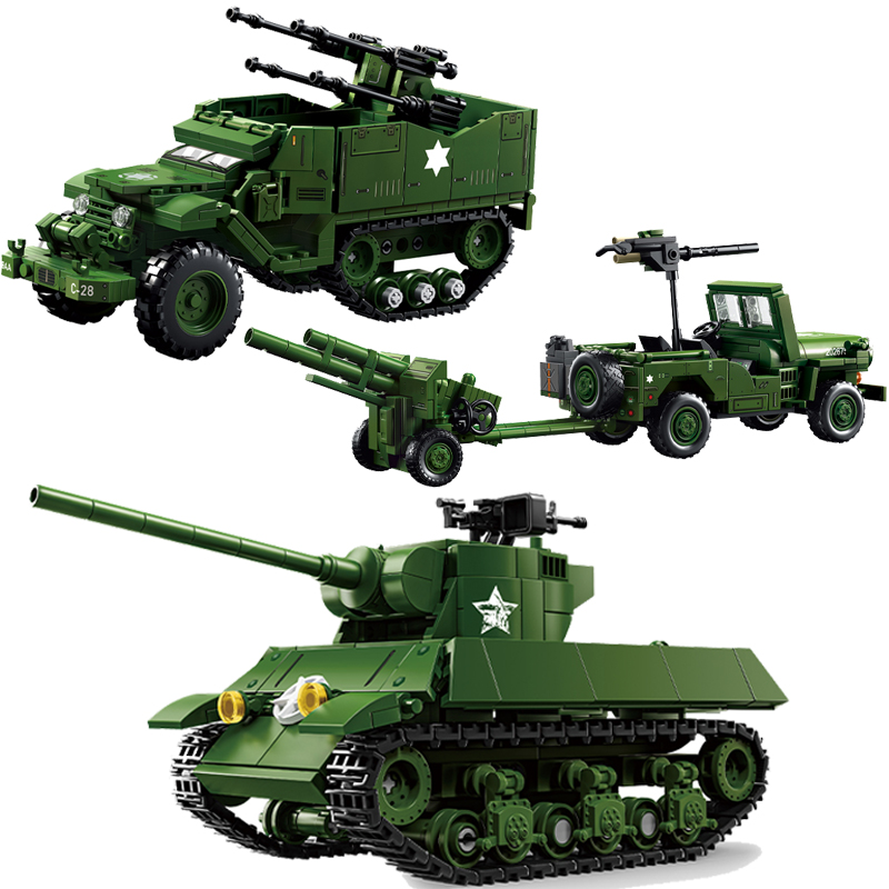 Kids Toys Jeep - Bloques de Construcción de la Serie