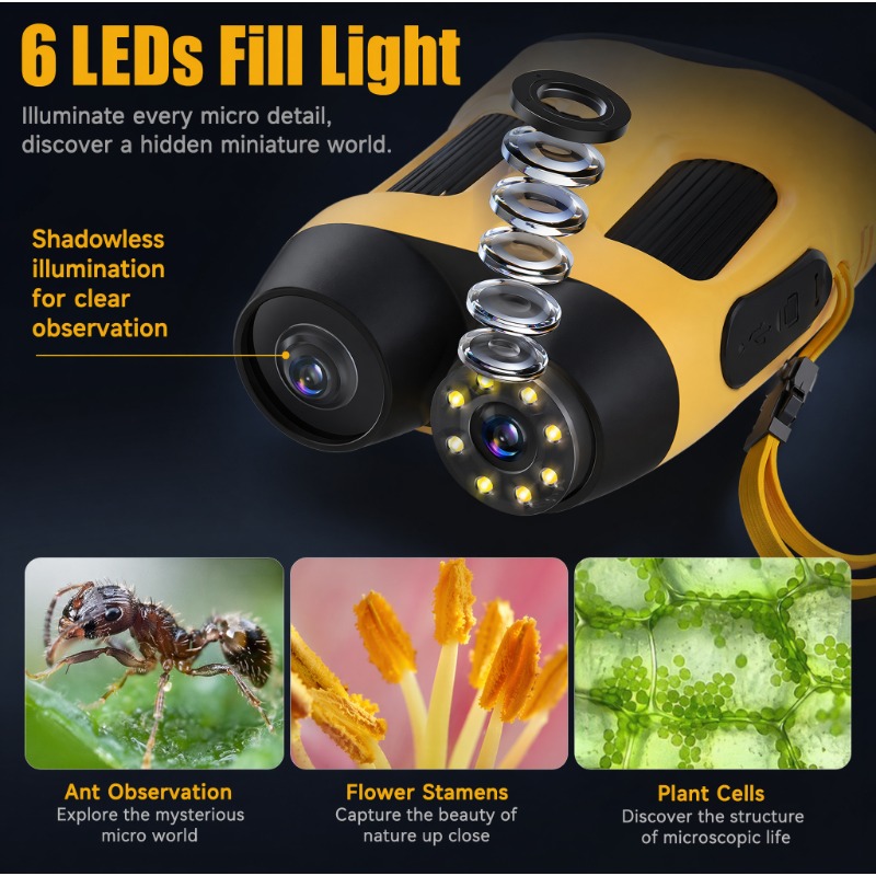 Cámara de Microscopio Digital  - Kids Toys Top View reseña y precio