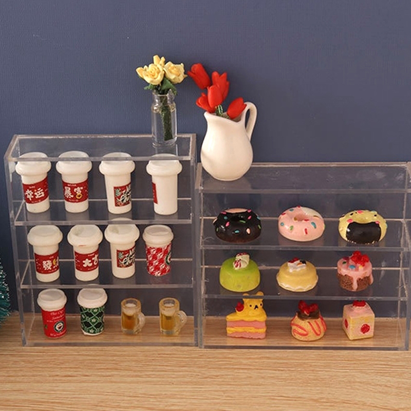 Estante multicapa en miniatura - Dollhouse Furniture Set reseña y precio