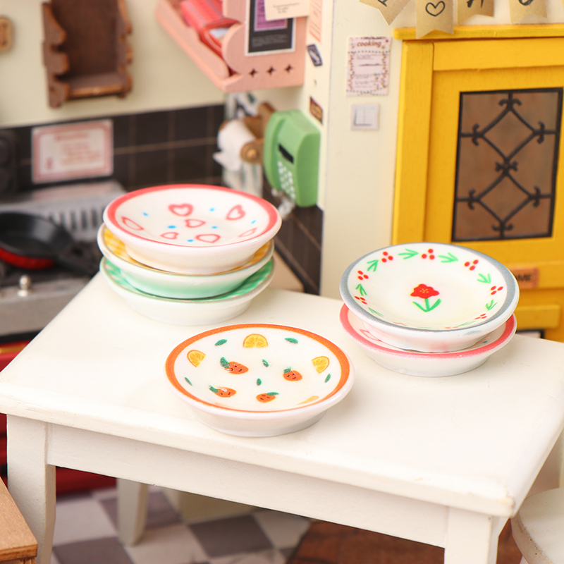 Mini platos para casa de muñec - Dollhouse Furniture Set reseña y precio
