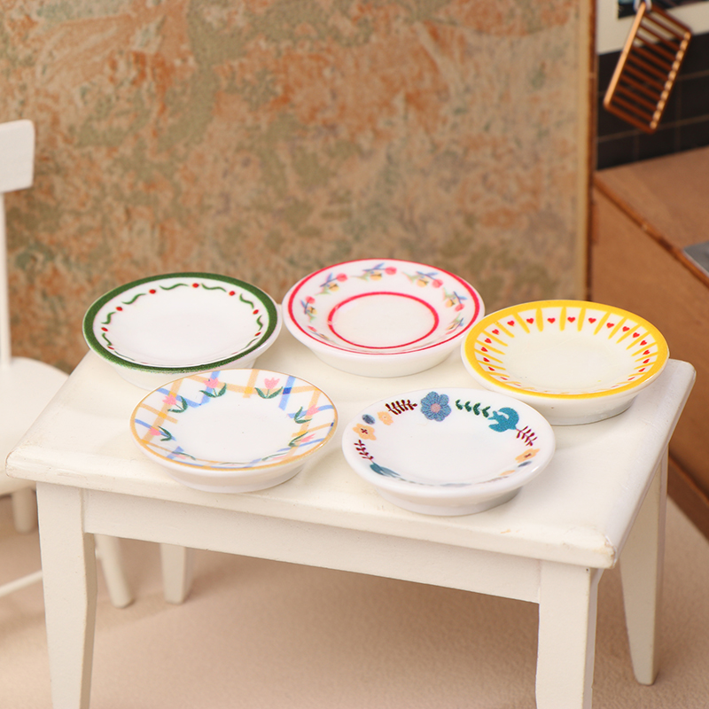 Mini platos para casa de muñec - Dollhouse Furniture Set reseña y precio