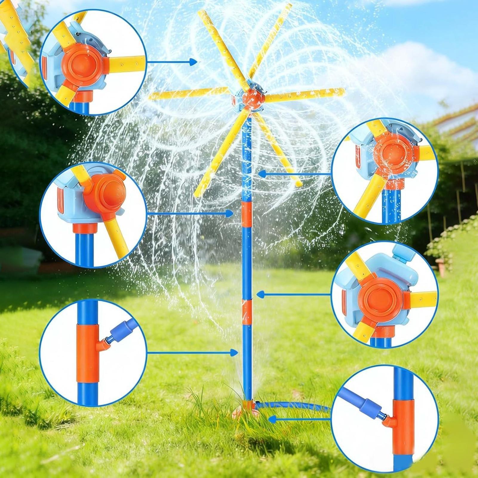 Aspersor de agua para niños co - Kids Yard Toys reseña y precio