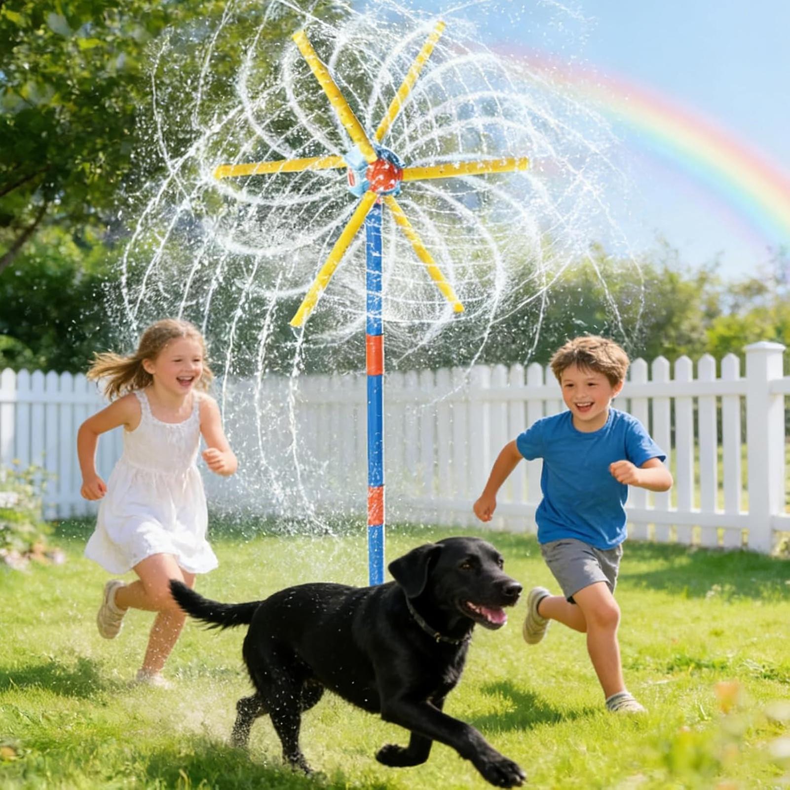Aspersor de agua para niños co - Kids Yard Toys reseña y precio