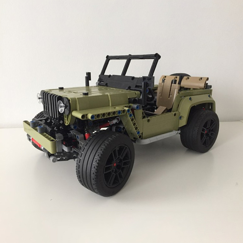 1603 piezas MOC C Modelo Willy - Kids Toys Jeep reseña y precio