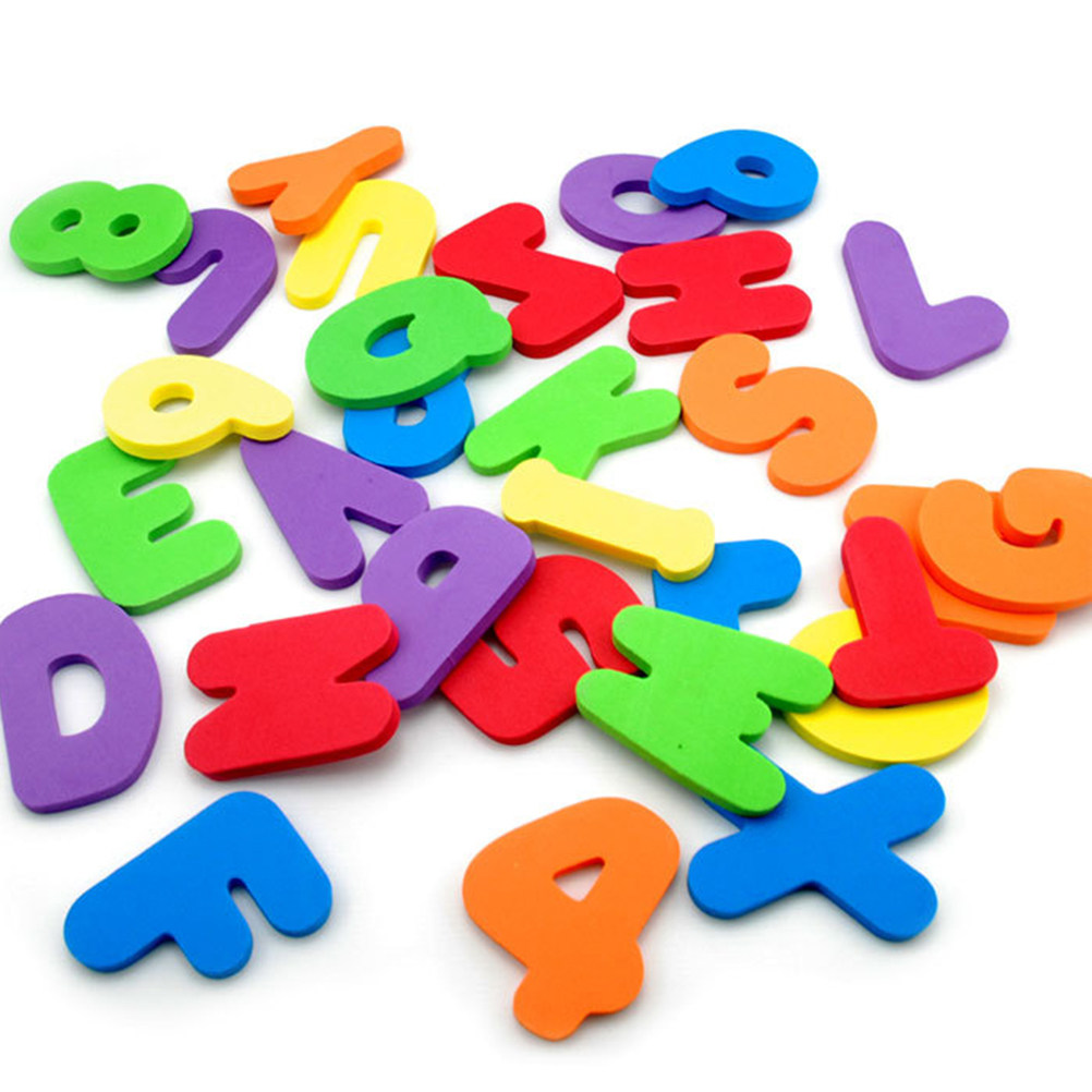 36 Piezas de Juguetes para Bañ - Bath Letter Number Foam reseña y precio