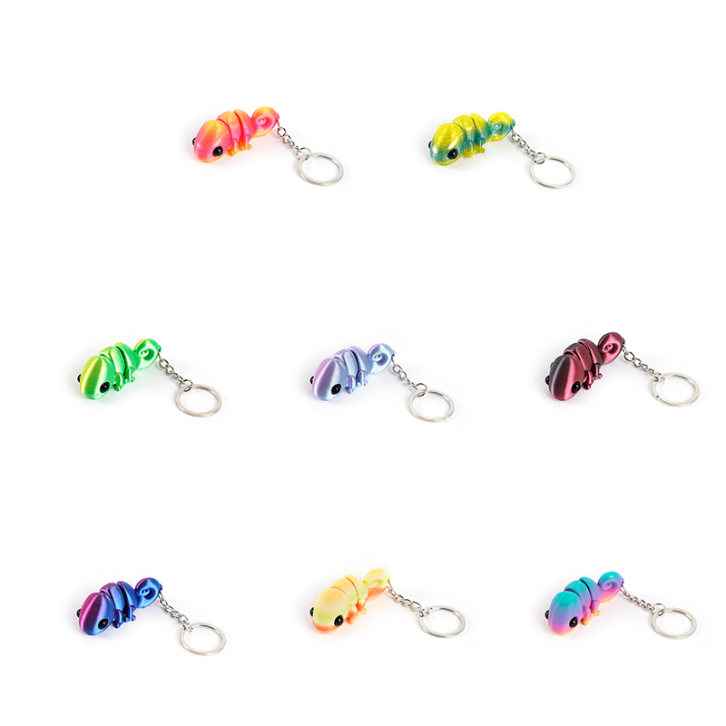 Llavero camaleón con estampado - Kids Quirky Toys reseña y precio