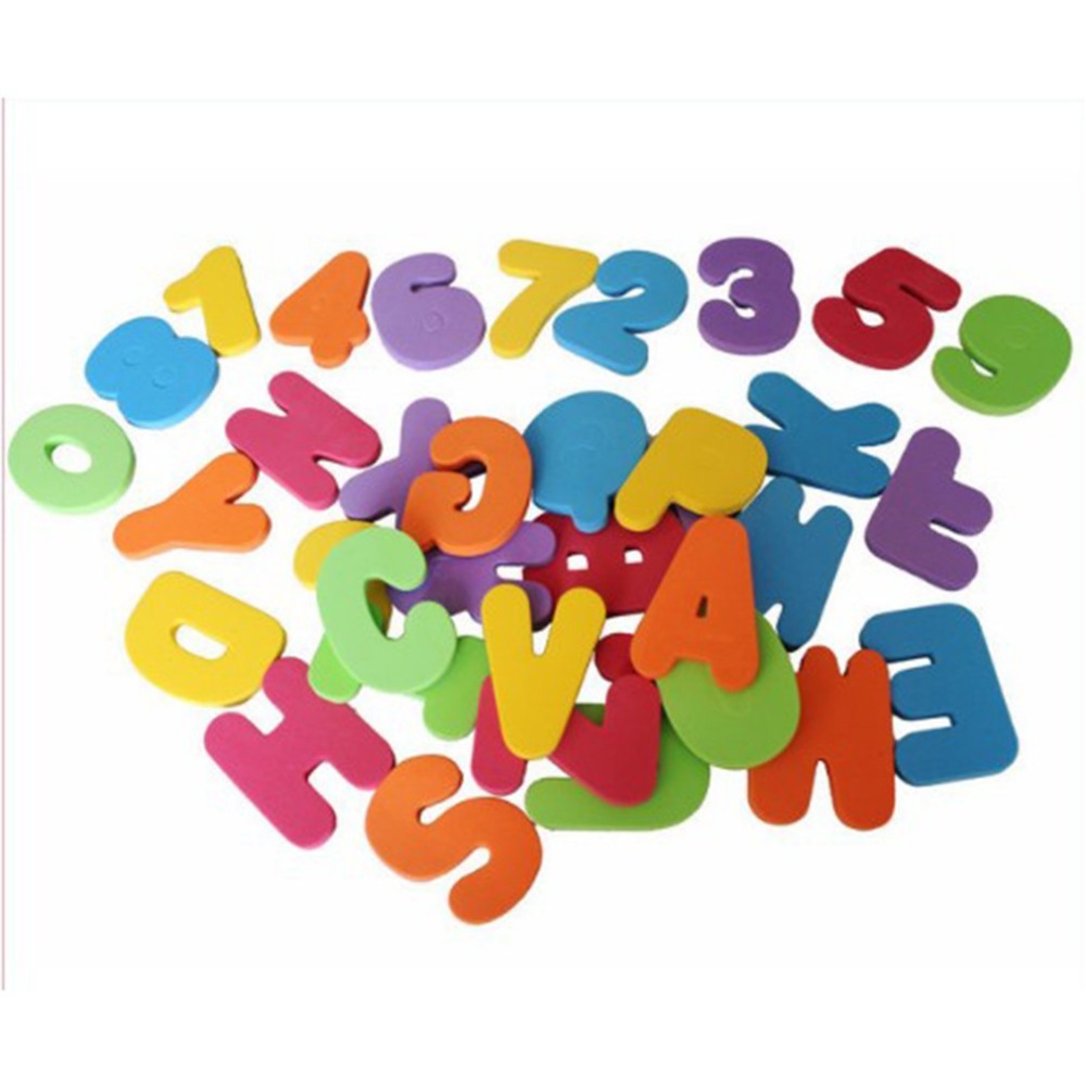 Juego de pegatinas de 36 Uds., - Bath Letter Number Foam reseña y precio
