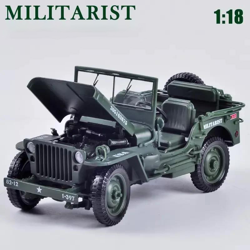 Modelo militar táctico 1:18, v - Kids Toys Jeep reseña y precio