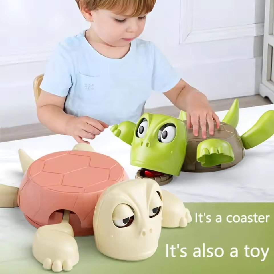 Posavasos de tortuga peculiar, - Kids Quirky Toys reseña y precio