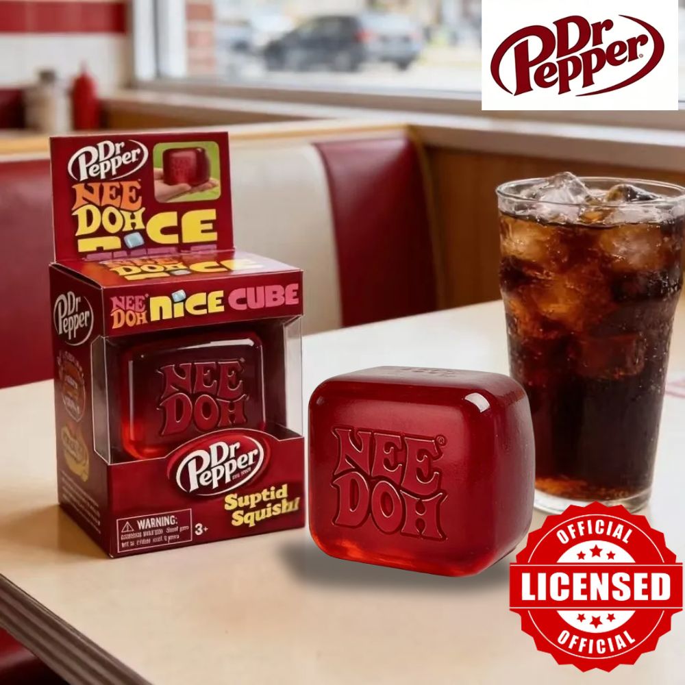 Dr Pepper X NeeDoh Nice Cube S - Kids & Toys Expo Saudi Arabia reseña y precio