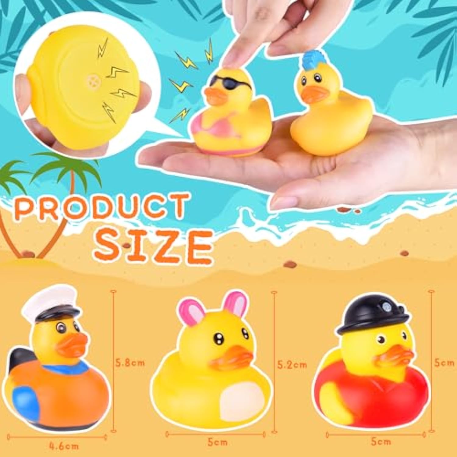 Patos de goma a granel, patos  - Kids Toys Jeep reseña y precio