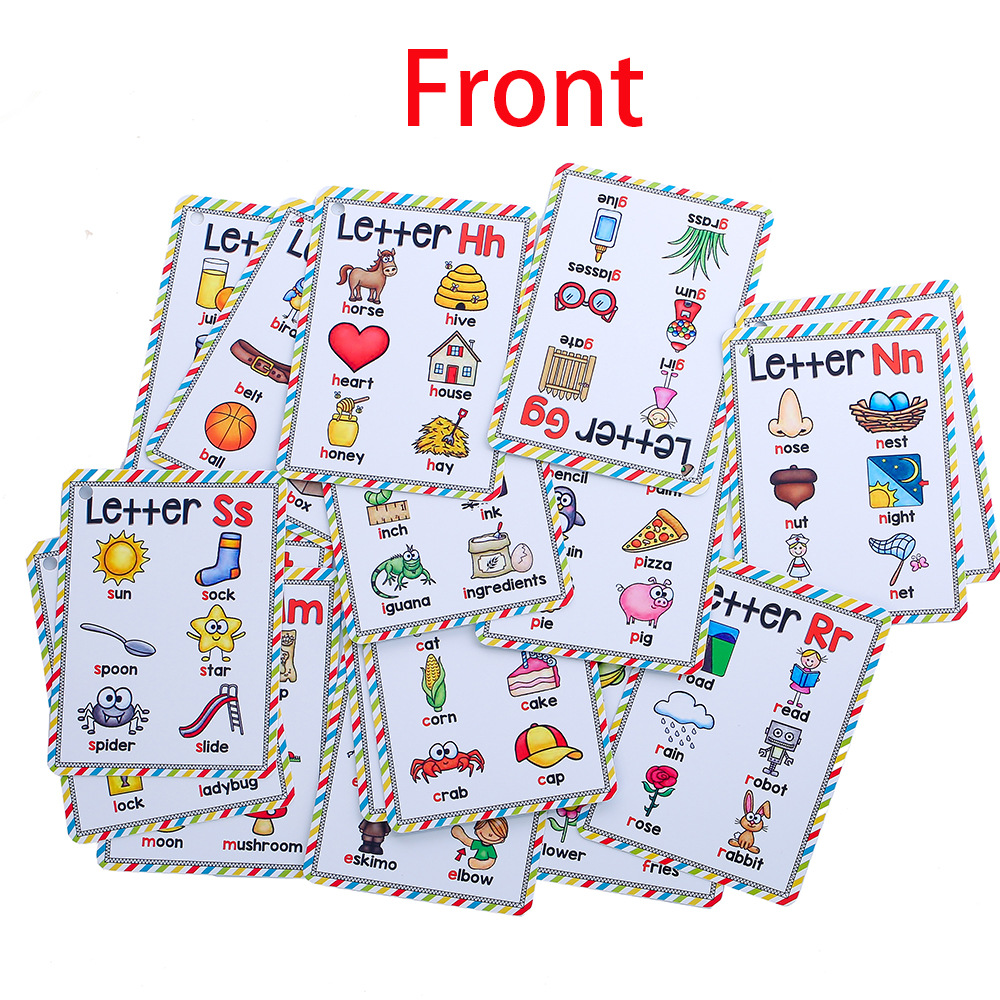 Bview Art English 26 letras al - Educational Flash Card reseña y precio