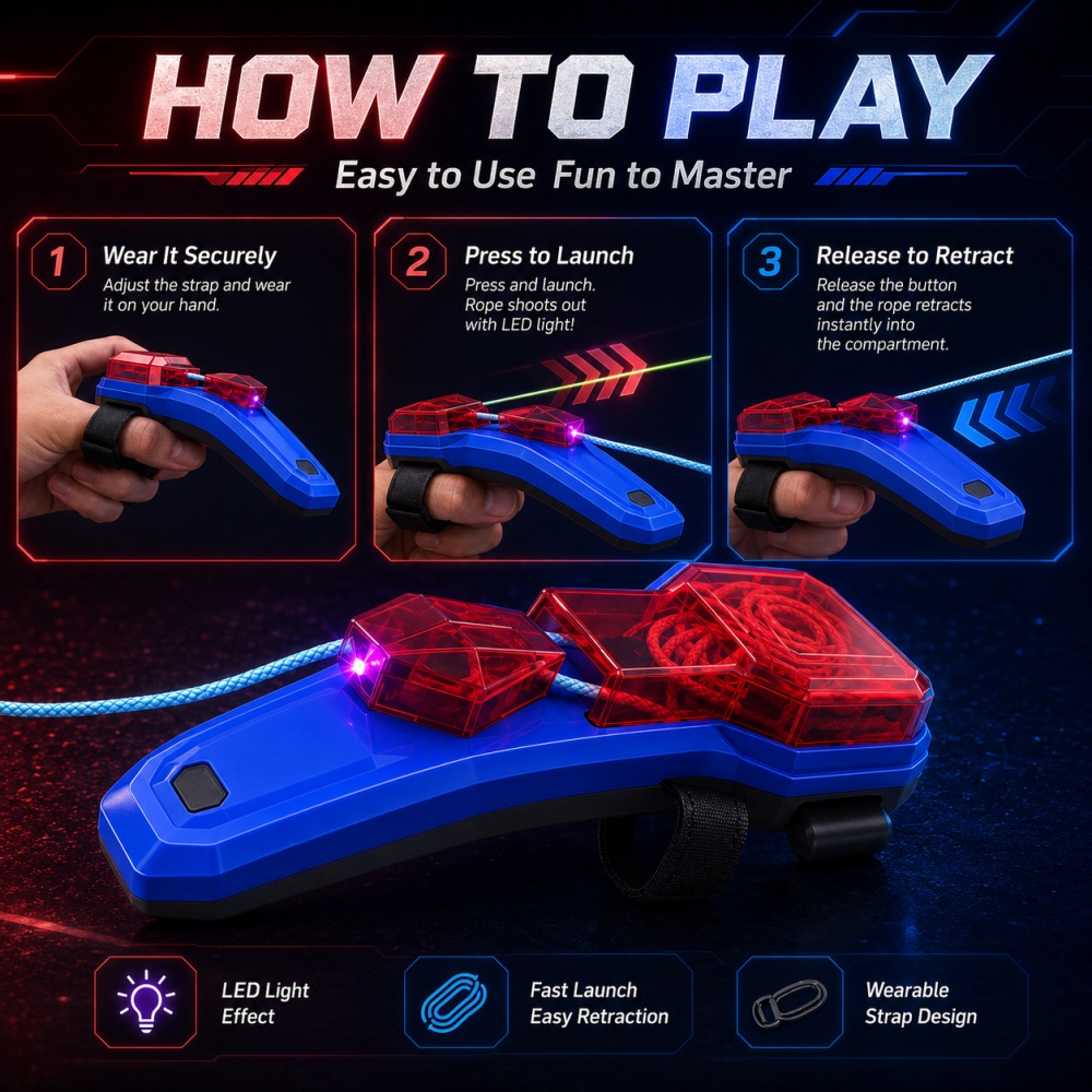 Lanzador de Cuerda Creativo co - Kids & Toys Expo Saudi Arabia reseña y precio