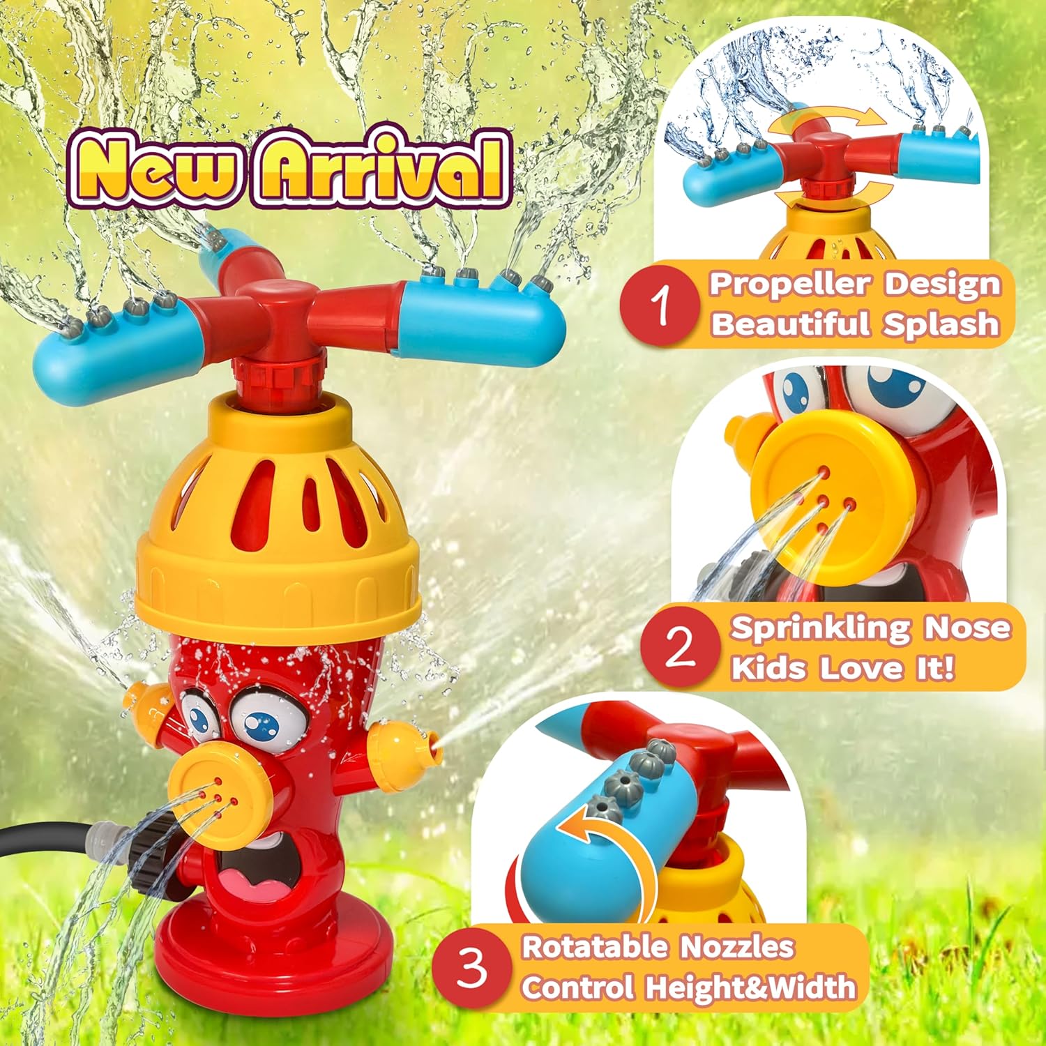 Juguete de Rociador de Agua co - Kids Yard Toys reseña y precio