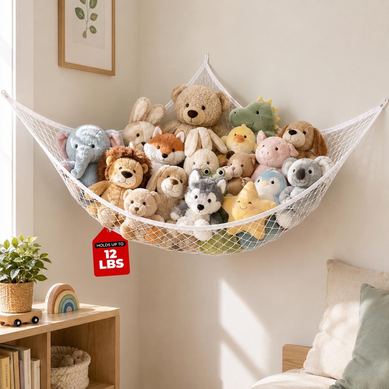 Hamaca de malla para almacenam - Kids & Toys Expo Saudi Arabia reseña y precio