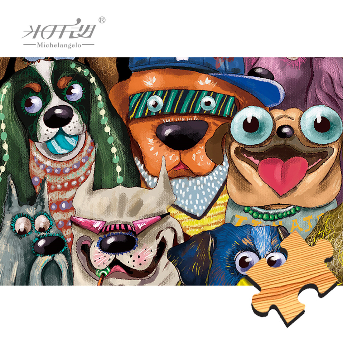 Rompecabezas de madera de Mich - Kids Toys Under 500 reseña y precio