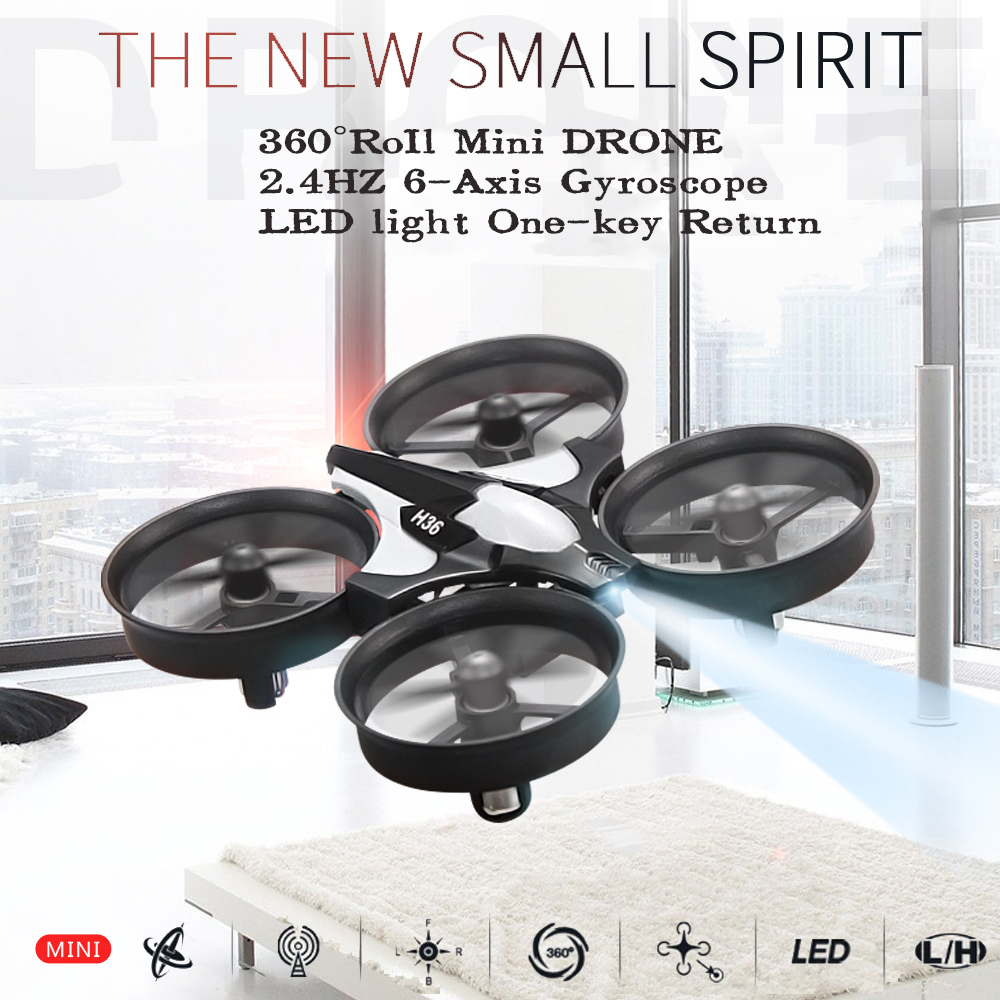 Mini Dron JJRC H36 2.4G de 6 E - Kids Toys Helicopter reseña y precio