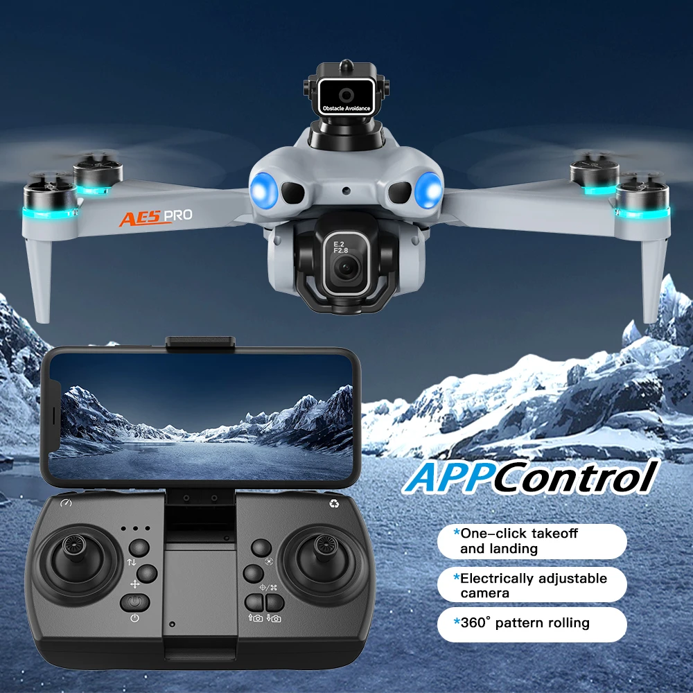 Dron AE5 Pro 8K HD con Pantall - Kids Toys Helicopter reseña y precio