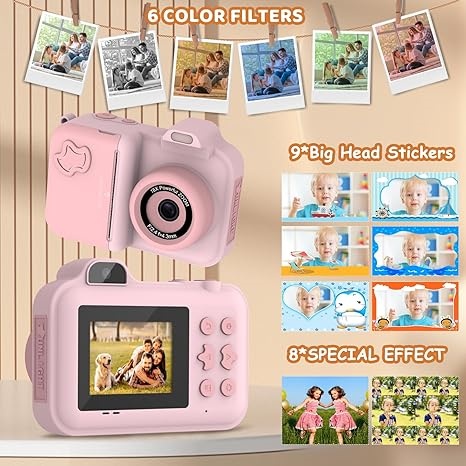 Cámara para niños, cámara de i - Kids Toys Videos reseña y precio