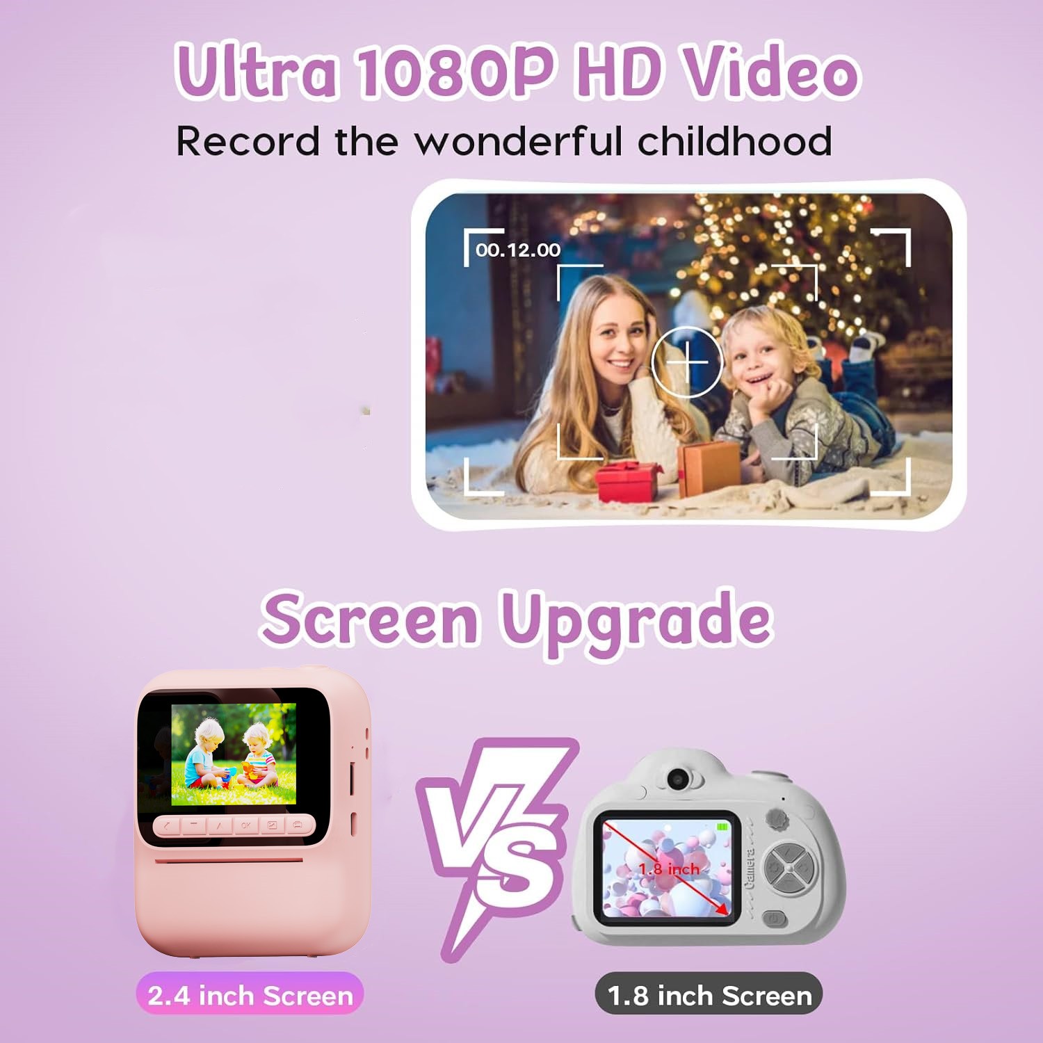 Cámara de impresión instantáne - Kids Toys Videos reseña y precio