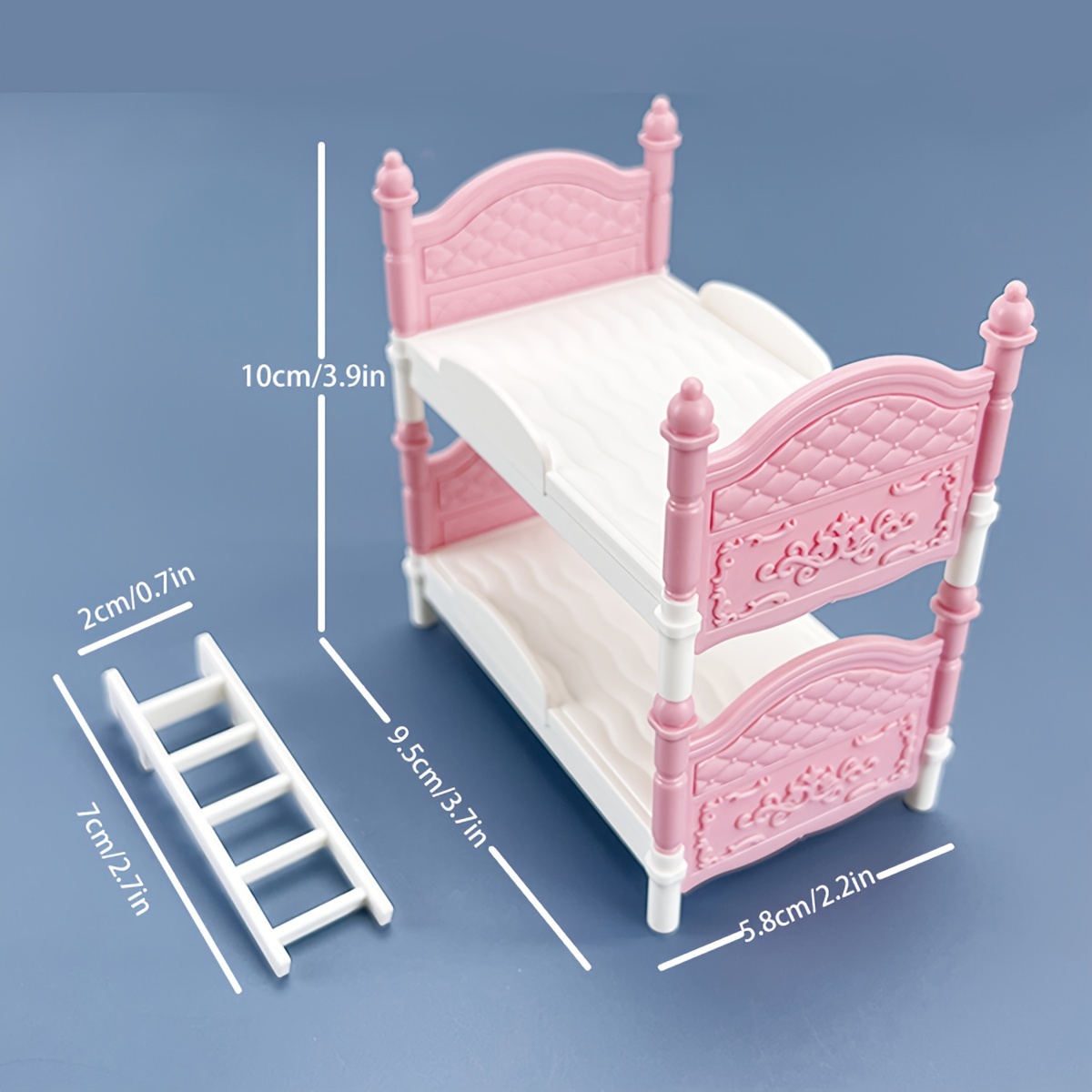 Cama doble en miniatura para c - Dollhouse Furniture Set reseña y precio