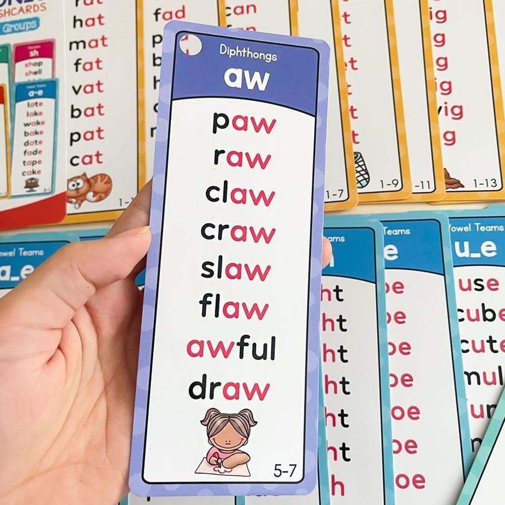 117 tarjetas de fonética para  - Educational Flash Card reseña y precio