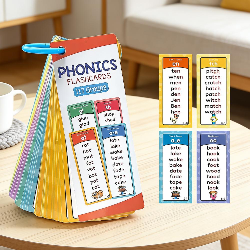 117 tarjetas de fonética para  - Educational Flash Card reseña y precio