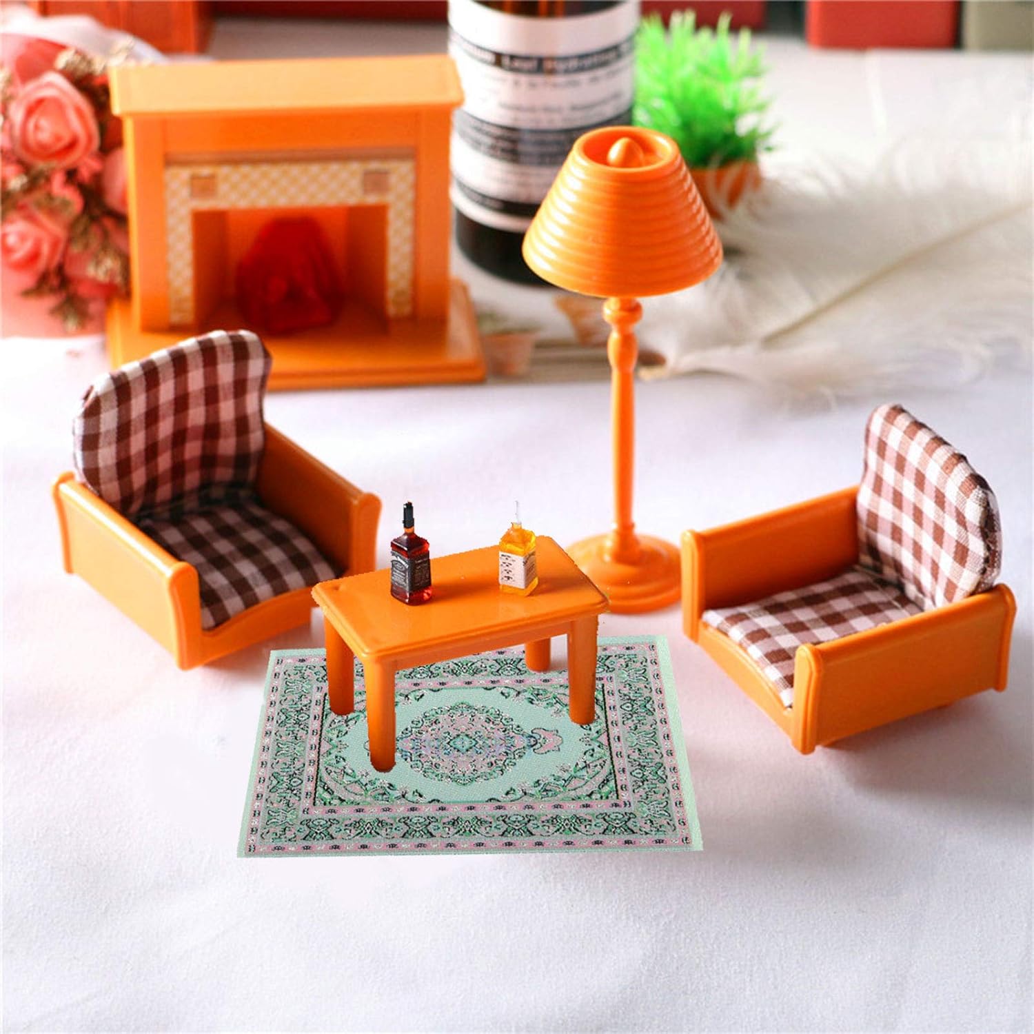 Juego de muebles para casa de  - Dollhouse Furniture Set reseña y precio
