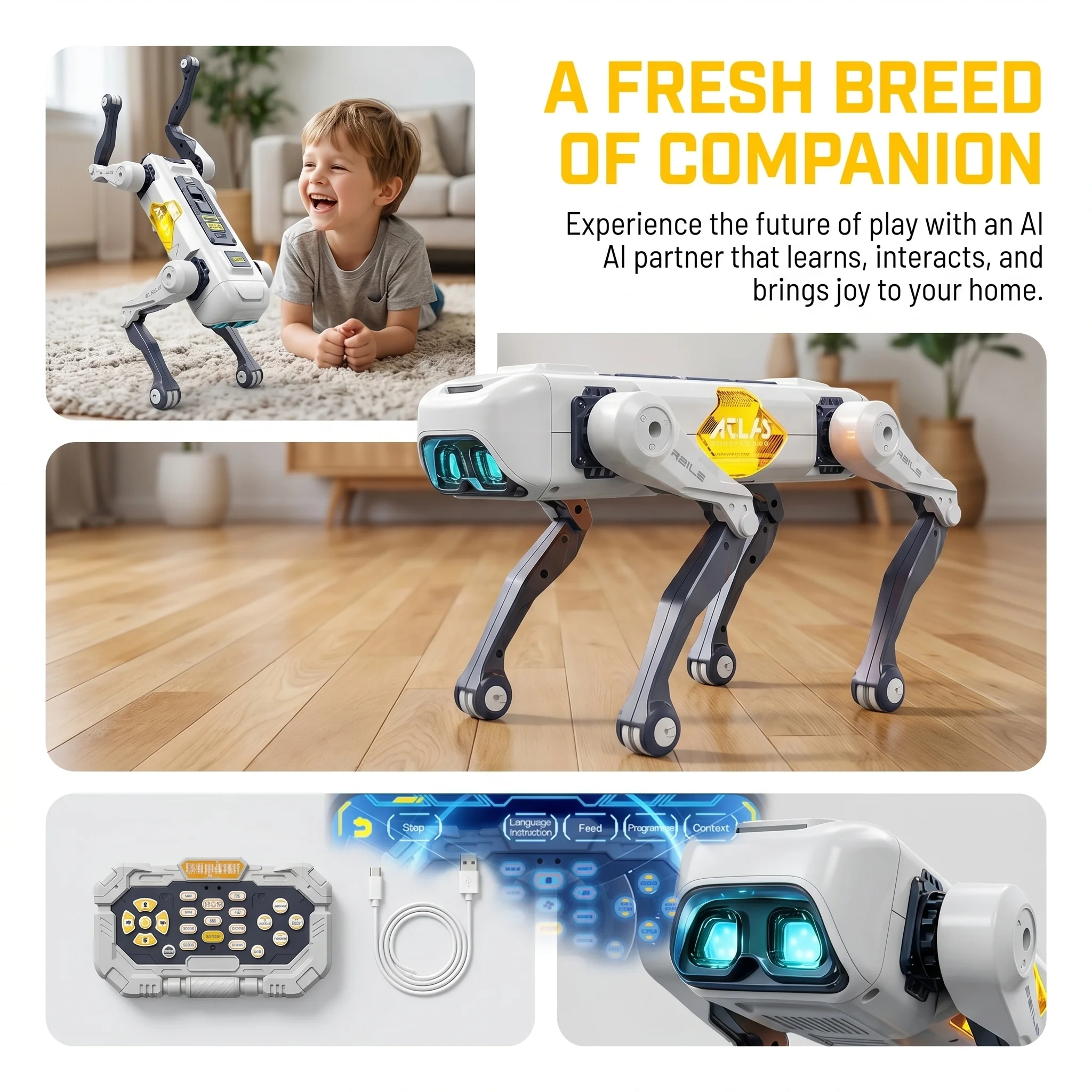 Perro Robot Inteligente con IA - Kids Toys Usa reseña y precio