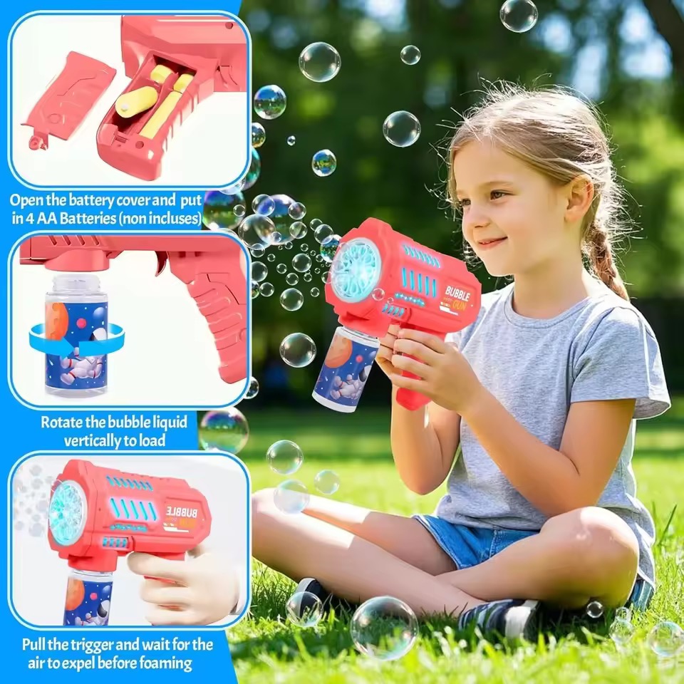 Máquina de Burbujas Automática - Kids Toys Packaging reseña y precio