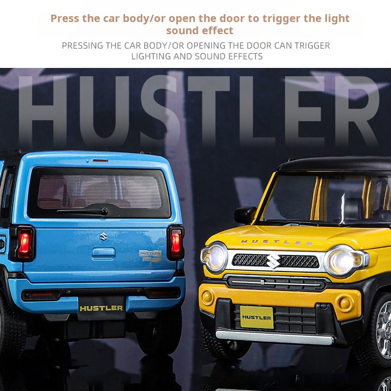 1:22 HUSTLER Vehículo Todoterr - Kids Toys Jeep reseña y precio