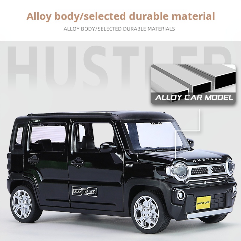 1:22 HUSTLER Vehículo Todoterr - Kids Toys Jeep reseña y precio