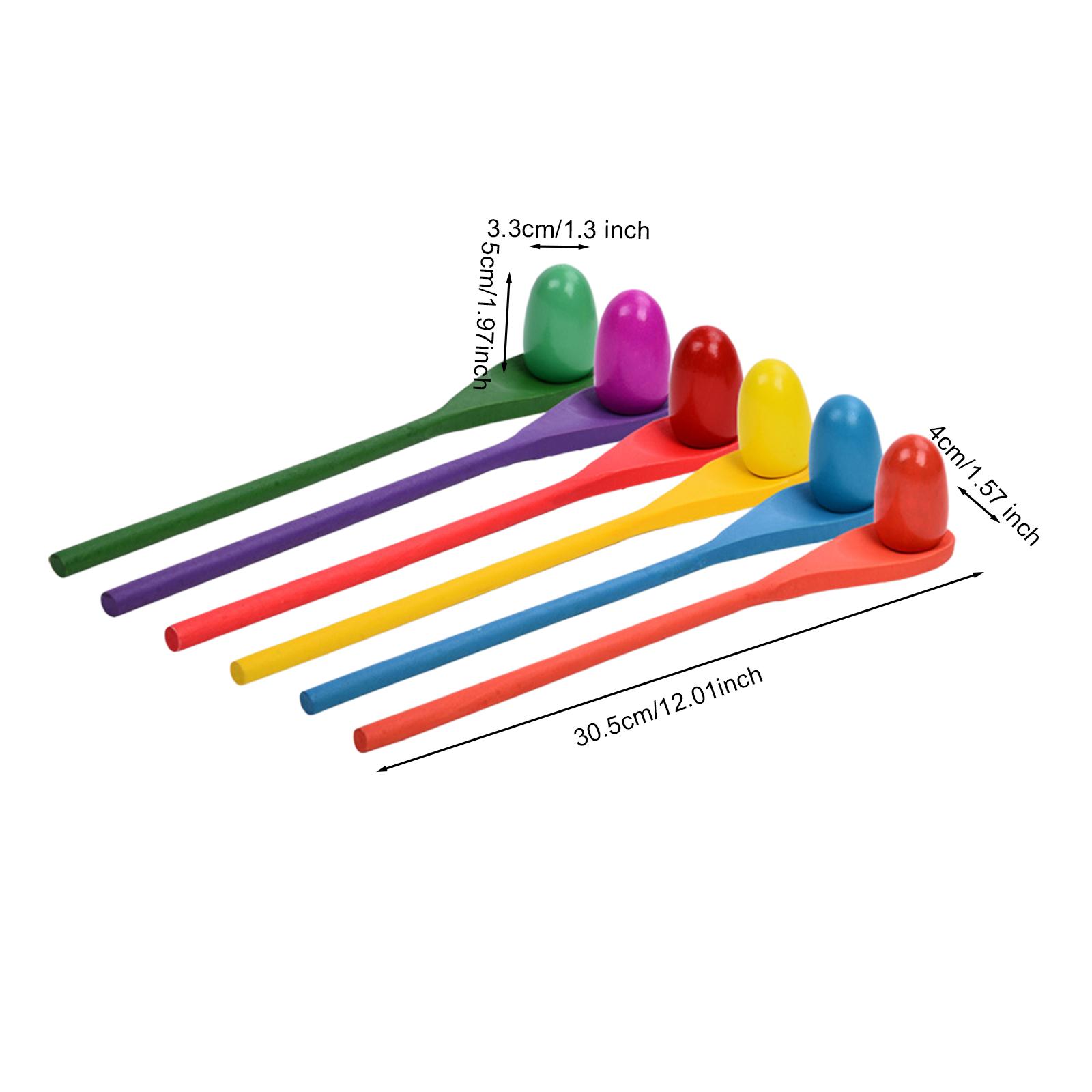 Juego de 6 Cucharas para Huevo - Kids Yard Toys reseña y precio